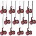 12Pcs Natural Cherry Scented Car Air Fresheners - Long Lasting Smell for Men & Women | Vent Clips Bulk Pack - Automotive Car Freshener Perfume - Buy Online on SooperMarket.com