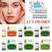 QIUFSSE DIY Lip Gloss Pigment Set - 12 Colors, Natural & High Color Rendering, Multifunctional Liquid Pigment for Lip Gloss Making - Set B - Buy Online on SooperMarket.com