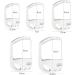 DADYOUPIN Goatee Styling Templates Set - 5 Sizes | Beard Trimming Stencils & Tools for Men's Trendy Goatee Styles - Buy Online on SooperMarket.com