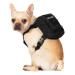OneTigris Eureka Dog Backpack Small Dog Backpack with Poop Bag Dispenser for Daily Hiking for Small Dogs Black XS