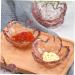 ABOOFAN 6 Pcs Cherry Blossom Dish Mini Condiment Pot Sushi Condiment Plate Ice Cream Bowl Cake Fruit Plate Mini Plates Flavor Seasoning Plate Dessert Small Glass Food Pink Sauce - Buy Online on SooperMarket.com
