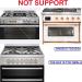 5PCS Gas Stove Knob Covers - Child Safety Transparent Guard w/ Strong Adhesive - Buy Online on SooperMarket.com