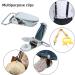 MELOTOUGH 1 Inch Plated Suspender Clips Pacifiers Clips with Plastic Gripping Teeth(5 PCS) - Buy Online on SooperMarket.com