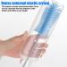 Toatelu Silicone Bottle Brush Set - 2-Piece Long Handle & Rotating Hygienic Cleaning for Baby Bottles & Food Glasses - Buy Online on SooperMarket.com