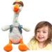 Dancing Duck Toy: Talking Singing Duck Plush & Interactive Toy Repeating What you Say and Dance for Endless Fun & Entertainment Christmas and Decoration Piece USB Rechargeable White Snowy Quacker