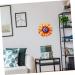 PRETYZOOM Sunflower Art Decor Iron Sunflower Hanging Ornament Sunflower Wall Decor - Buy Online on SooperMarket.com