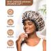 Mikimini Leopard Shower Hoods for Girls - Medium Size 2-Pack Waterproof & Reusable with Black Lace - Buy Online on SooperMarket.com
