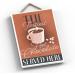 Global Designs The Tastiest Hot Chocolate Served Here Rectangle Wooden Plaque - Buy Online on SooperMarket.com