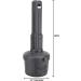 Black Outdoor Ashtray - 1-1/2 Gallon: Weatherproof Design for Outdoor Use - Buy Online on SooperMarket.com