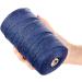 POZEAN Navy Blue Macrame Cord 3mm x 220 Yards - 100% Natural Cotton Rope for DIY Crafts, Wall Hanging, Plant Hangers - Christmas Wedding Decor Projects - Buy Online on SooperMarket.com