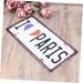 ABOOFAN Emblems Vintage Signs for Sale Out Door Decor Outdoor Metal Decor Iron Painting The Sign Iron Mark - Buy Online on SooperMarket.com
