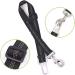 LauCentral Dog Seat Belts for Car 2 Packs Headrest Restraint Puppy Safety Adjustable Dog Car Seatbelts and Strong Leash Leads Accessories for Dogs Cats Pets Black - Buy Online on SooperMarket.com