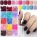 LuckForever 360pc Kids Press On Nails - Matte Short Square Fake Acrylic Fingernails for Girls & Women - Full Cover French Colored Manicure Decor - Buy Online on SooperMarket.com