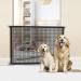 Magic Mesh Dog Gate for Stairs & Doorways | 30 Tall 38 Wide | Stainless Steel Pole Reinforcement - Buy Online on SooperMarket.com