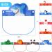 8-Pack Kids' Safety Face Shields - Full Protection Clear Vision Coverings - Reusable Lightweight Design - Cartoon Animals - Boys Girls - Comfortable Fit - Buy Online on SooperMarket.com