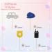 24Pcs Police Cupcake Toppers Police Officer Cupcake Toppers for Boy Colorful Glitter Policemen Cupcake Picks for Baby Shower Police Birthday Party Decoration - Buy Online on SooperMarket.com