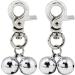 Alohha 2 Pack Pet Products Charm Triple Bell Pendant for Dog Cat Collar Decoration and Training (Silver) - Buy Online on SooperMarket.com