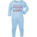 Born To Love West Ham Just Like Daddy Sleepsuit | 100% Fine Combed Cotton | UK Designed & Printed | 0-3 Months Blue - Buy Online on SooperMarket.com