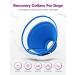 YUNXANIW XL BLUE Dog & Cat Recovery Cone Collar | Soft Elizabethan Collar for Surgery | Adjustable Breathable Mesh Recovery Collar for After Surgery - Buy Online on SooperMarket.com