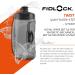 Fidlock Twist Bottle 450ml - Transparent Magnetic Bicycle Water Bottle (No Connector/Base) - Ideal for Cyclists - Buy Online on SooperMarket.com