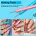 Saviland 12pcs Professional Nail Art Brush Set for DIY Gel Nail Design - Double-End Dotting & Painting Brushes for Nail Extension, Liner, & Pens - Buy Online on SooperMarket.com