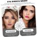 MUSISALY 12pcs Angled Eyebrow Brush Flat Concealer Brush Concealer Brush Blender Brush 15.5x1.2x0.6cm Black - Buy Online on SooperMarket.com