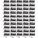 (50 Pack) 2000mAh 3.6V MR-J3BAT PLC Non-Rechargeable Li-ion Battery for ER6VC119A/B MELSERVO MR70 with Black Plug