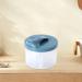 Rotating Milk Powder Dispenser - Portable Formula Storage Box for Newborns - 4 Compartments Snack Container - Blue - Buy Online on SooperMarket.com