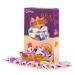 Chiwava 36 pieces 11.5 cm small rattles cat toy mice sweet double color small mouse kitten interactive play sorted color