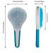 Michel Mercier Spa Brush - Detangling Hair Brush for Wet or Dry Hair - Shower Detangler for Women & Men - Thick Hair - Blue - Buy Online on SooperMarket.com
