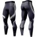 OEBLD Men's Compression Pants UV Blocking Running Tights - 1 or 2 Pack | Gym Yoga Leggings for Athletic Workout | Black Small - Buy Online on SooperMarket.com