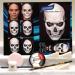 Graftobian Skull Makeup Kit 11 Piece Set Multi-colored