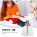 Baluue Push-down Dispenser Bottle - Empty Refillable Pump Bottle Empty Cleaner Storage Bottle for Nail Polish Remover Liquid - Buy Online on SooperMarket.com
