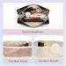 Wandering Nature Small Makeup Bag | Eco Vegan Leather in Black | Slip-in Pockets | Ideal for Handbag, Purse, and Travel | Women's Cosmetic Pouch (Patent Pending) - Buy Online on SooperMarket.com