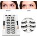 Magnetic Eyelashes And Eyeliner Kit Reusable Magnetic Lashes With Eyeliner And Tweezers 3D Natural Look False Eyelashes Magnetic Eyeliner And Eyelashes Kit - Buy Online on SooperMarket.com
