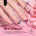 Beetles Gel Nail Polish Kit - 6 Colors Holographic Cat Eyes Red Navy Blue Purple Glitter Black Set with Magnet, LED Lamp - DIY Manicure Kits for Women - Buy Online on SooperMarket.com