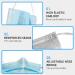 FFG Face Mask 50PCS Adult Disposable Masks 3-Layer Filter Protection Blue (#11000) - Buy Online on SooperMarket.com