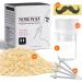 Nose Wax Kit Nose Wax 100g for Men & Women Nose Hair Removal Wax Hair Wax with 20 Applicators 10 Containers Nose Wax Quick Easy Nose Hair Wax Kit (10-20 Times Usage) - Buy Online on SooperMarket.com