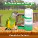 Gosear Bird Water Dispenser for Cage - Automatic No Mess Gravity Feeder for Parrot, Parakeets, Cockatiel, Budgie Lovebirds - 4PCS 140ml - Buy Online on SooperMarket.com