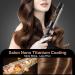 360 Rotating Automatic Hair Curler with Nano Titanium Coating - Large Barrel Curling Wand 32mm - LCD Display 140-220 C - Ideal for Long Medium Hair - Buy Online on SooperMarket.com