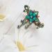 Flower Butterfly Hair Barrettes Vintage French Rhinestone Hair Clasps Claws Floral Hair Clips Accessories for Women Girls Teens (Blue C) - Buy Online on SooperMarket.com