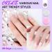 SAVILAND Quick-Dry Builder Nail Gel Kit - Clear Pink Hard Gel with Mini UV Light & Essential Tools for Beginners - Perfect Nail Extensions - Buy Online on SooperMarket.com