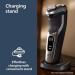 Philips Norelco Shaver 3900 - Rechargeable Wet & Dry Electric Shaver with Pop-up Trimmer Charging Stand & Travel Pouch - Silver S3341/92 | Buy Now for International Shipping - Buy Online on SooperMarket.com