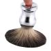 Premium Silver Razor Brush for Men | Facial Cleaning Brush & Barthaar Tool for Shaving Cream Foam & Soap - Buy Online on SooperMarket.com