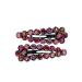 Sparkle Shiny Beautiful Diamante Rhinestone Triangular Shape Snap Hair Clips Wedding Bridal Accessories Multi