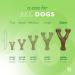 Benebone Wishbone XL Dog Chew Toy - Durable Real Peanuts for Aggressive Chewers | International Shipping Available - Buy Online on SooperMarket.com