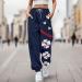 WILLBEST Women Cotton Sport Gym Joggers Sweatpant Oversized High Waist Trouser Causal Running Workout Yoga Track Sweat Jog Pants Jogging Bottoms Activewear XL 1220-djufh-2-purple - Buy Online on SooperMarket.com