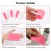 6pc Silicone False Eyelash Holder Pads for Extensions - Pink & Transparent - Buy Online on SooperMarket.com