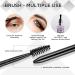 LASHVIEW DIY Eyelash Extension Kit 12 Clusters - Volume Lashes Set with Applicator and Remover - 3D Effect C Curl Lashes Pack 14mm - Buy Online on SooperMarket.com