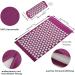 Accupuncher Mat | Portable Pressure Point Mat with Strike | Accupressure Mat and Pillow Set Promotes Relaxation & Strike for Optimal Health and Wellness Purple Two Piece Suit - Buy Online on SooperMarket.com